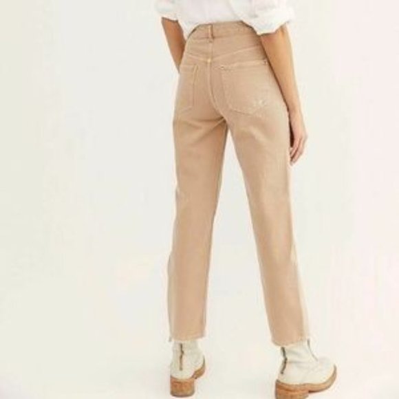 NWOT Free People Dakota Straight Leg Jeans - Picture 2 of 13